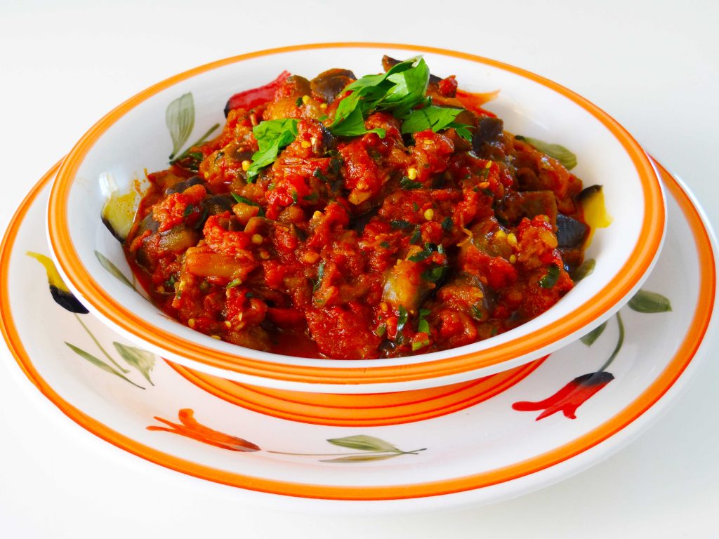 Salată marocană de vinete