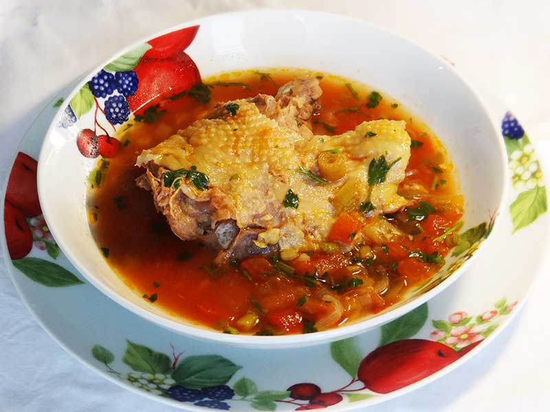 Ostropel de pui la Crock Pot