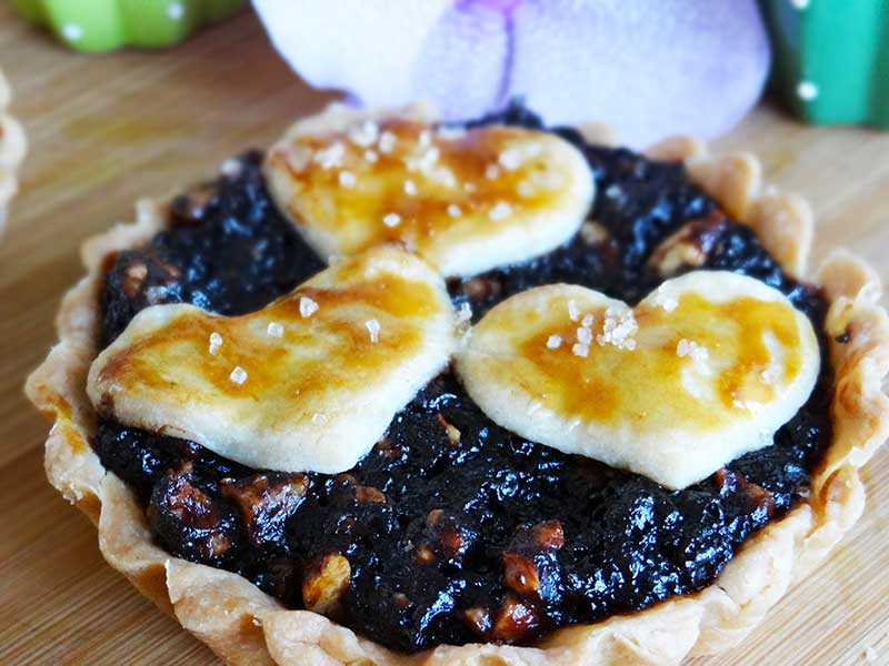 Mini tarte cu magiun și nuci